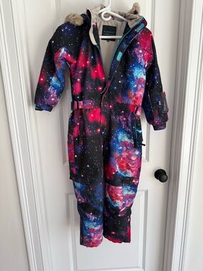 Kids Galaxy Snow Suit - Pink & Blue